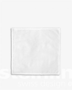 Serviette avec bordure de pointe