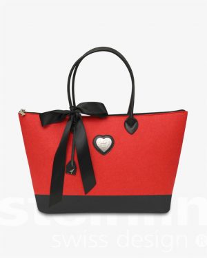 Filz Shopper, rot