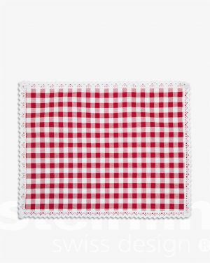 Tischset Vichy, rot