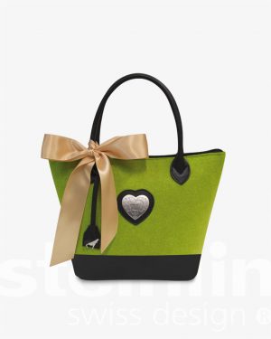 Filz Handtasche, grün