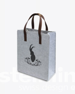 Shopper «Steinbock», Filz