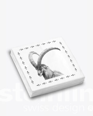 Papierservietten «Steinbock»